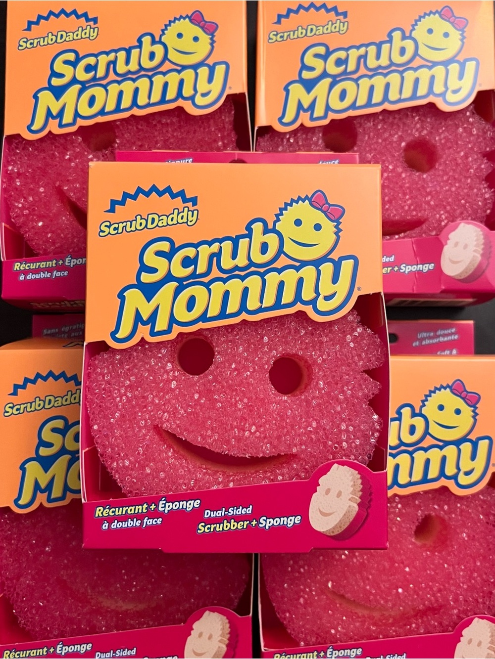 Lot of 5 Scrub Mommy Dual Sided Scrubber + Sponge